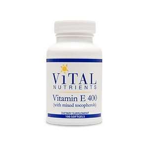  Vital Nutrients Vitamin E 400iu (with mixed tocopherols 