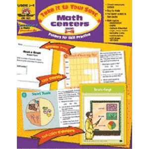  Evan moor Emc3022 Take It To Your Seat Math Centers Gr 3 4 