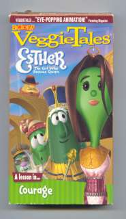 VeggieTales, ESTHER the GIRL WHO BECAME QUEEN, VHS  