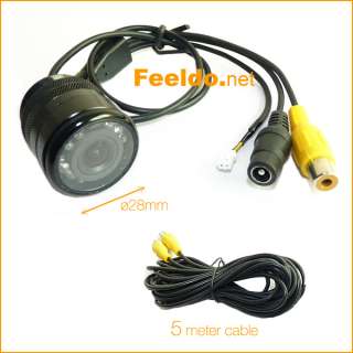 Car Back/Front Color Night Vision IR Rearview Camera 120 Degree CA04S 