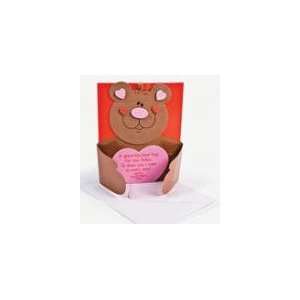   Card Kits 1 Dozen Bear Hug Valentine Card Craft Kit 