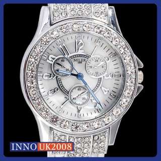 Crystal Fashion Ladies Girls Women Quartz Wrist Watch  