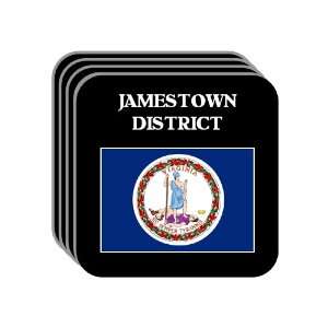  US State Flag   JAMESTOWN DISTRICT, Virginia (VA) Set of 4 