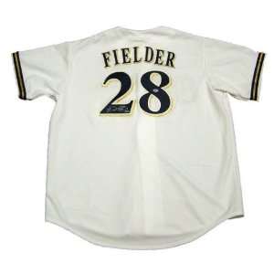  Prince Fielder Autographed Authentic Home Jersey Sports 