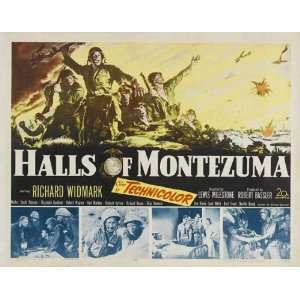 Halls of Montezuma Movie Poster (22 x 28 Inches   56cm x 72cm) (1951 