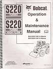 Bobcat S220 Turbo & High Flow Skid Steer Loader Operators Manual