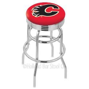    Calgary Flames NHL Hockey L7C3C Bar Stool