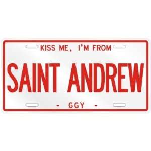   FROM SAINT ANDREW  GUERNSEY LICENSE PLATE SIGN CITY