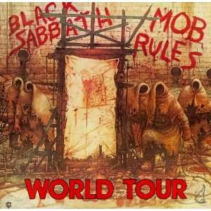  Black Sabbath 1981 Mob Rules Concert Tour Program Book 