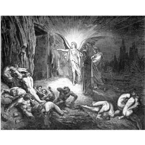   Greetings Card Gustave Dore Dante The Angel