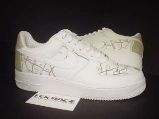 2005 Nike Air Force 1 Low WHITE LA LOS ANGELES MR CARTOON MAP LASER DS 