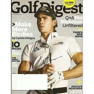  Camilo Villegas Signed Golf Digest Magazine June 2009 