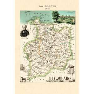   Buyenlarge 16048 9P2030 Ille et Vilaine 20x30 poster