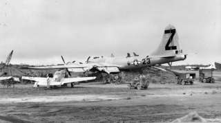 WWII Photo, Iwo Jima Airfield Crash Landing B 29 WW2  