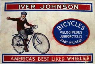 classic 1936 Iver Johnson Bicycle CATALOG of antique bikes  