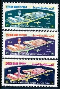   C426 428, MNH, Constraction of Damascus Int. Airport. x7218  