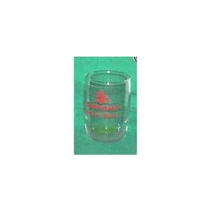  VINTAGE Budweiser Anheuser Busch HOLIDAY Mini Glass (Circa 