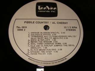 Al Cherny ~ Fiddle Country ~ Canada, 1975  