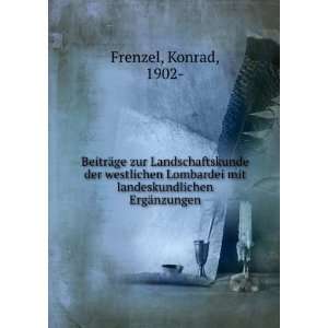   ErgÃ¤nzungen (German Edition) (9785875918629) Konrad Frenzel Books