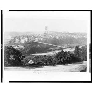  Freybourg,Fribourg (Switzerland)  1860s,bridge