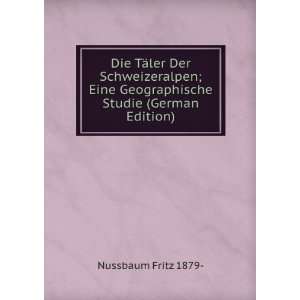   Studie (German Edition) (9785874534516) Nussbaum Fritz 1879  Books