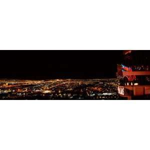  Hotel Lit Up at Night, Palms Casino Resort, Las Vegas, Nevada, USA 