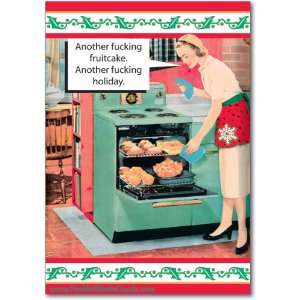  Funny Merry Christmas Card Cake Dungeon Humor Greeting Ron 