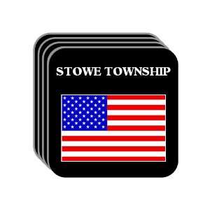  US Flag   Stowe Township, Pennsylvania (PA) Set of 4 Mini 