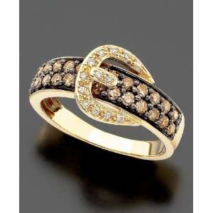  Le Vian 14k Gold Chocolate & White Diamond Ring (3/4 ct. t 