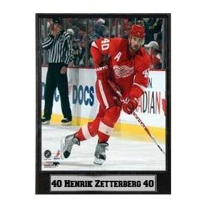 Henrik Zetterberg Photograph Nested on a 9x12 Plaque