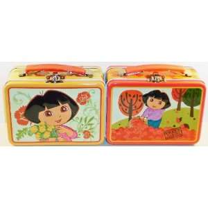  12 Pack Dora the Explorer Small Embossed Lunch Box Tins 