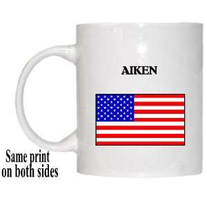  US Flag   Aiken, South Carolina (SC) Mug 