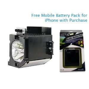  Hitachi 55VG825 100 Watt TV Lamp with Free Mobile Battery 