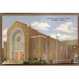   Vintage Twelfth Street Baptist Church Gadsden Alabama 