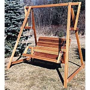  Patio Swing and Stand Plan   Woodworking Project Paper Plan 
