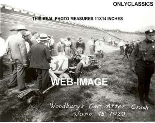 1929 RACE CRASH ALTOONA BOARD TRACK HUGE PHOTO INDY 500  
