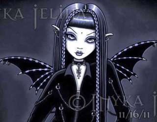 Gothic Alchemical Vampire Fairy Original PAINTING Mina  