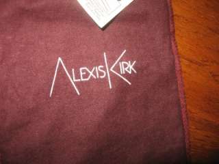 Vintage Alexis Kirk Black Enamel Gold Belt Dust Bag  