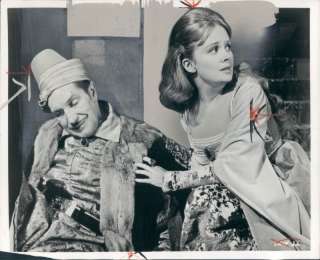 1963 Photo Vincent Price and Hazel Court in The Raven  