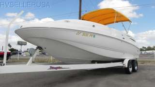 2002 CHAPARRAL SUNESTA 242 BIMINI LARGE PRIVATE TOILET ROOM/SINK VOLVO 