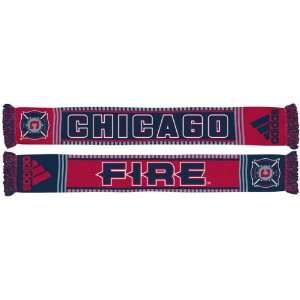  Chicago Fire adidas Authentic Coaches Scarf Sports 