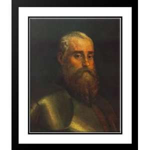 Veronese, Paolo 20x23 Framed and Double Matted Portrait of Agostino 