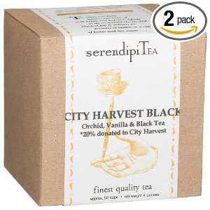   & Black Tea (20% donated to City Harvest), 4 Ounce Boxes (Pack of 2