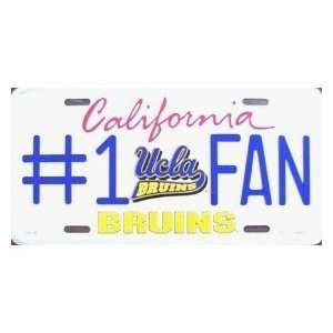  UCLA Bruins #1 Fan License Plate Automotive