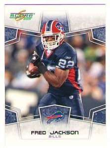 2008 Score #39 Fred Jackson RC Buffalo Bills  