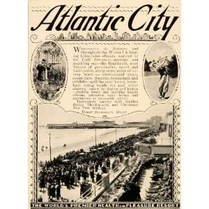  1934 Ad Atlantic City Resort Boardwalk Bacharach Beach 