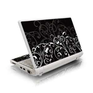  Asus Eee PC Skin (High Gloss Finish)   B&W Fleur 