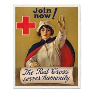    Red Cross serves humanity   Join now Posters