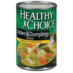  Healthy Choice Chicken & Dumplings Soup, 15 oz Cans, 12 ct 