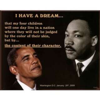  Professionally Framed Martin Luther King Jr and President 